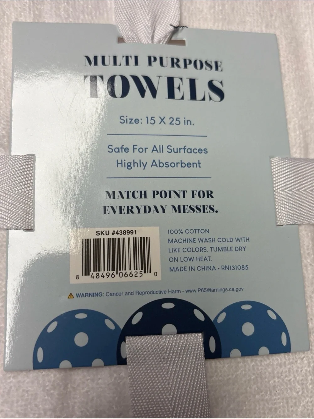 Lot - Pickleball Paddle Platter with Embossed Glassware and new Towels